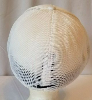Michigan State Spartans White Hat Cap by Nike Golf Mesh Flex Fit 4