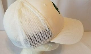 Michigan State Spartans White Hat Cap by Nike Golf Mesh Flex Fit 5