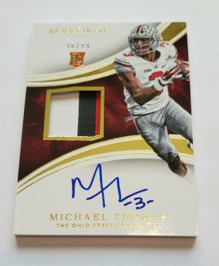 2016 Michael Thomas Panini Immaculate Patch Auto Rookie Rc 90/99