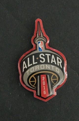 2016 Nba Toronto Raptors All Star Game Pin Acc Basketball Lapel Pin C.  N Tower