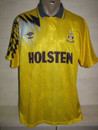 Tottenham Hotspur 1991 - 95 Away Shirt Jersey Umbro Size Xl
