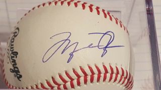 Michael Jordan Chicago White Sox Signed Baseball W/coa