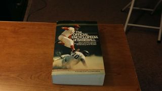 1977 The Official Encyclopedia Of Baseball Book Guide Rare