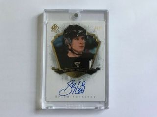2007 - 08 Sp Authentic Chirography Sidney Crosby Autograph Auto 15/75
