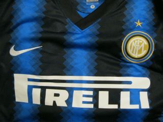 Inter Milan 2010/2011 Home Sz S Internazionale Nike shirt jersey maillot soccer 2