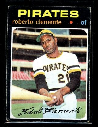 1971 Topps 630 Roberto Clemente Pirates Good D016016