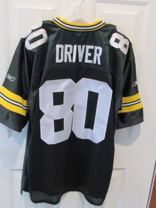 Green Bay Packers Donald Driver Nfl Football Jersey Sewn Size 56 80 Reebok 50