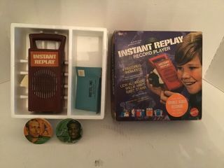 Vintage Mattel Instant Replay With 12 Records