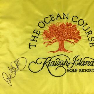 Rory McIlroy Signed Kiawah Island Course Flag 2012 PGA Championship JSA DD36147 2