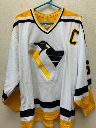 Mario Lemieux 66 Pittsburgh Penguins Mens Ccm Hockey Jersey Size Xl
