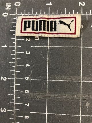 Puma Logo Patch Tag Brand Sportswear Athletic Apparel Shoes Cougar Lion