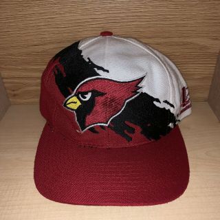 Vintage Arizona Cardinals Nfl Logo Athletic Snapback Hat Cap St.  Louis Splash