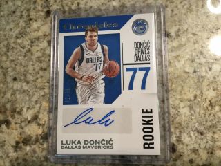Luka Doncic Chronicles Auto