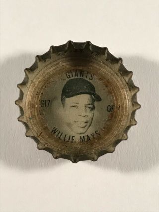 Willie Mays 1967 - 1968 Coke Coca Cola Bottle Cap