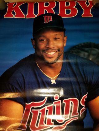 Costacos Brothers Vintage Poster 1990 Mlb Kirby Puckett Minnesota Twins