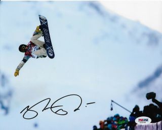 Shaun White Signed 8x10 Photo Snowboard Skateboard Olympics Gold 2018 Psa/dna