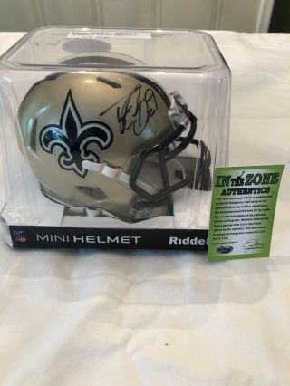 Autographed Drew Brees Orleans Saints Signed Mini Helmet - With