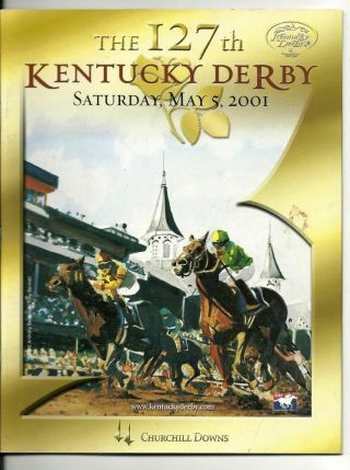2001 Kentucky Derby Program Monarchos