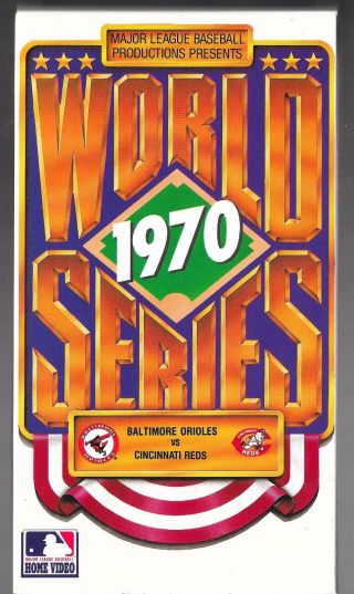 Mlb World Series Video Vintage Rare 1970 Baltimore Orioles Vs Cincinnati Reds
