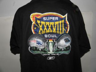 Nfl England Patriots Vs.  Carolina Panthers Bowl38 T - Shirt Size Xl Nwot
