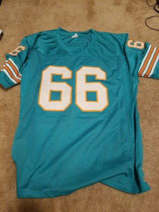 Larry Little Miami Dolphins Signed Jersey LEAF AUTHENTIC 4