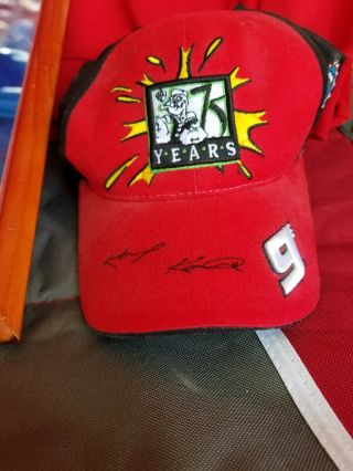 Kasey Kahne Signed Hat.  Limited Edition Popeye 75th Anniversary
