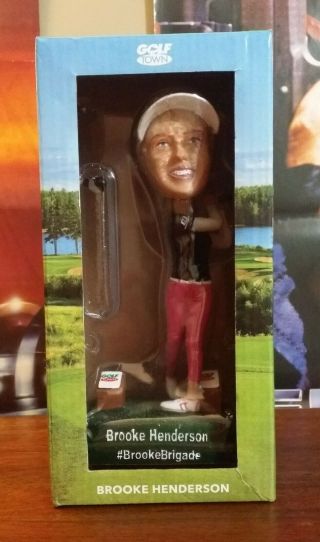 Lpga Brooke Henderson Limited Edition Bobblehead Golf Town Ping 1/5000 Rare Htf