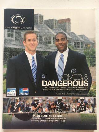 2008 Penn State Vs Illinois Football Program