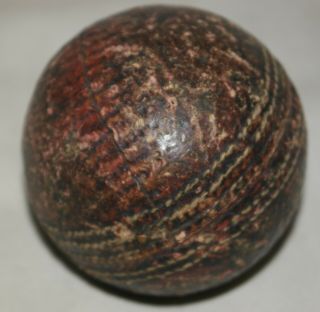 Antique 1890s Hand Sewn Cricket Ball