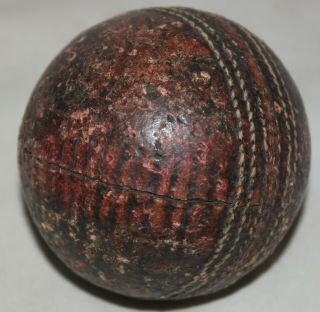 Antique 1890s Hand Sewn Cricket Ball 3