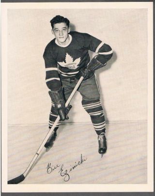 1945 - 54 Quaker Oats Photo Toronto Maple Leafs 16c Bill Ezinicki/home Still
