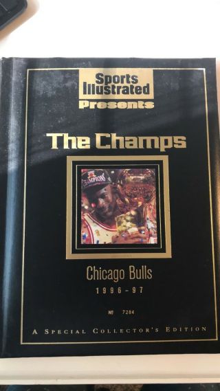 1995 - 96 Chicago Bulls Sports Illustrated Collectors Edition No 7284 The Champs