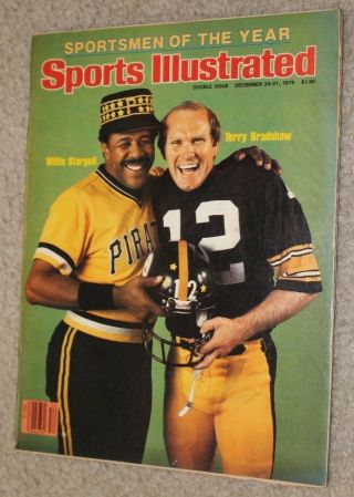 1979 Sports Illustrated Sportsmen Of The Year Issue Stargell & Bradshaw No Label