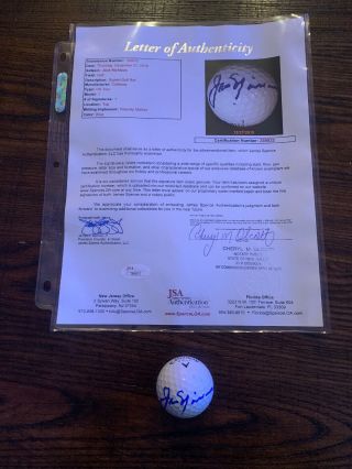 Jack Nicklaus Authentic Signed Calloway 3 Golf Ball Autographed Proof & Jsa