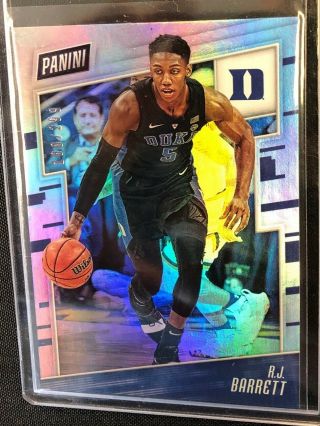2019 Panini The National R.  J.  Rj Barrett Rookie Rc 273/299 Knicks Duke