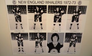 1972 - 73 England Whalers WHA photos 8x10 Ley Green Webster French Selwood 2