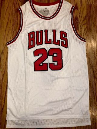 Michael Jordan Autographed/signed White Jersey Chicago Bulls 23 3