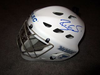 JAKE ALLEN & BRIAN ELLIOTT St.  Louis Blues SIGNED Autographed Goalie Mask w/ 2