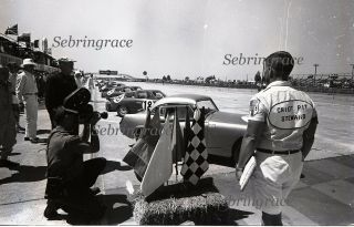 1963 Sebring 3 Hour Gt Race - Start Of The Race - Negative (63 - 929)