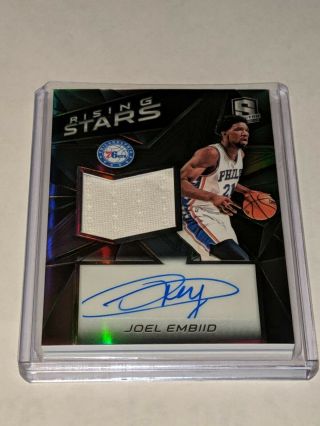 2016 - 17 Spectra Joel Embiid Auto Material 74/199
