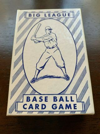 1949 Big League Baseball Card Game In The Box,  Instructions & Score Sheets