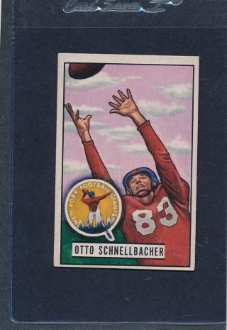1951 Bowman 092 Otto Schnellbacher Giants Ex 51b92 - 82415 - 1