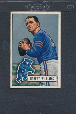 1951 Bowman 014 Robert Williams Bears Ex 580
