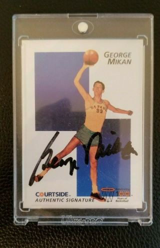 Courtside 1992,  Autograph Geogre Mikan,  Card 26