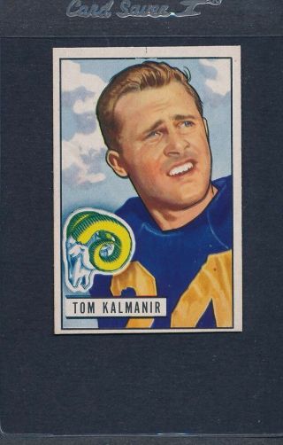 1951 Bowman 077 Tommy Kalmanir Rams Ex 43