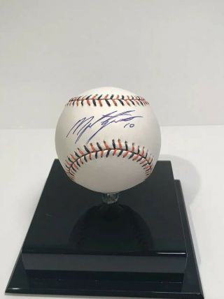 Miguel Tejada Autographed 2005 All - Star Game Baseball Orioles Athletics Mlb Holo