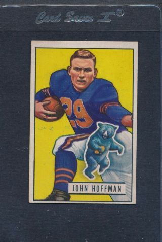 1951 Bowman 087 John Hoffman Bears Ex 373