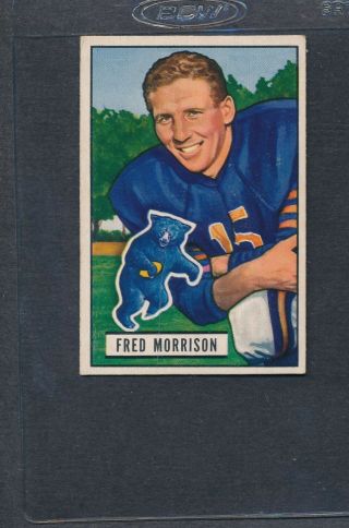 1951 Bowman 049 Fred Morrison Bears Ex 589
