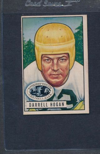 1951 Bowman 094 Darrell Hogan Steelers Ex 46