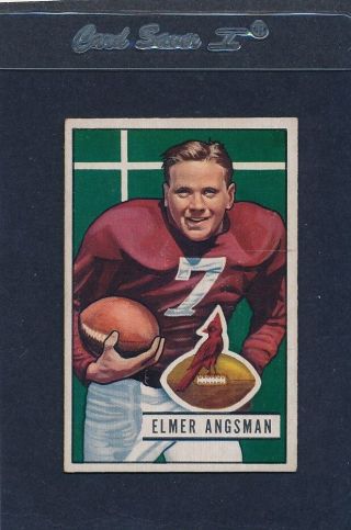 1951 Bowman 097 Elmer Angsman Cardinals Ex 51b97 - 40615 - 1